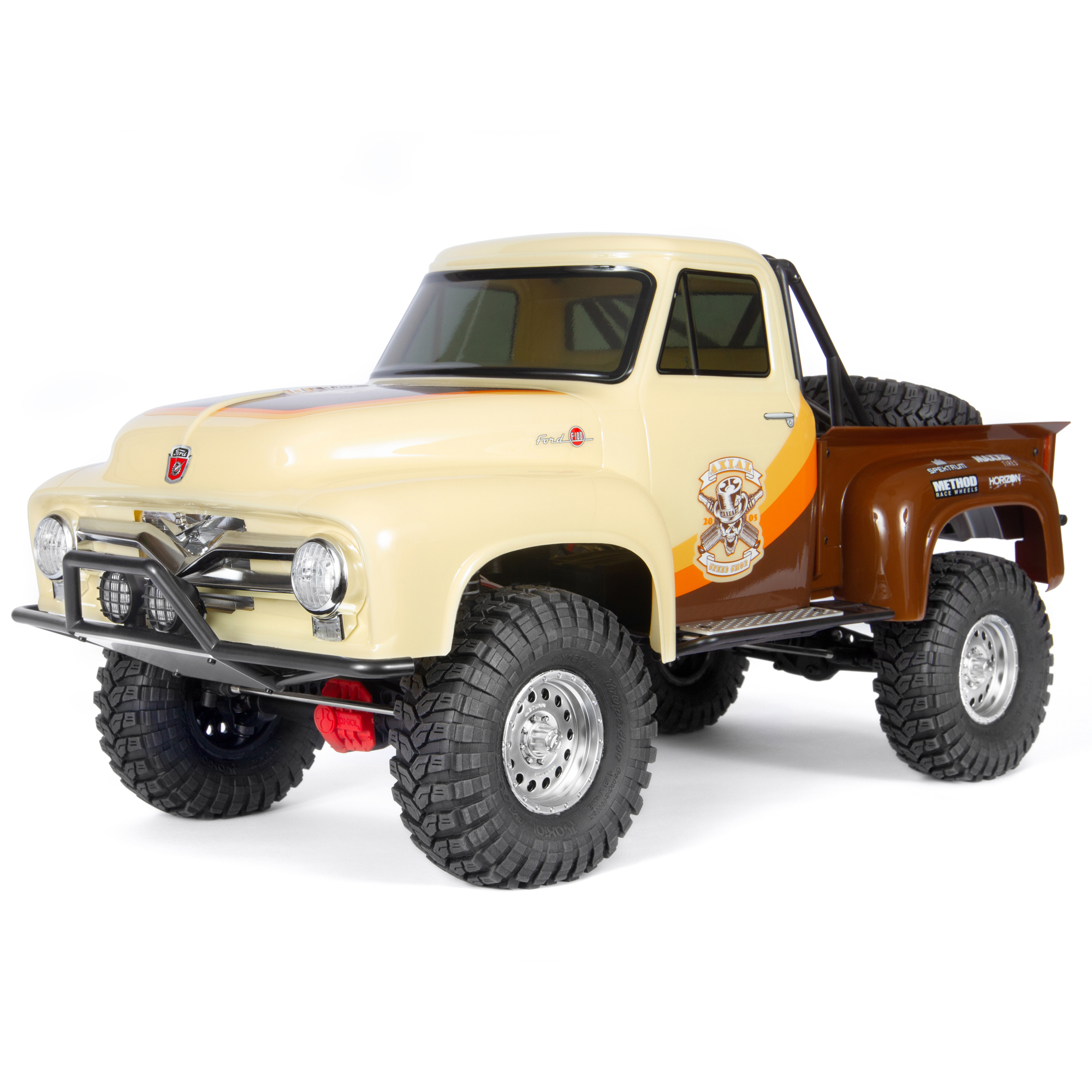 1/10 SCX10 II 1955 Ford F-100 4WD Truck Brushed RTR | Axial Adventure