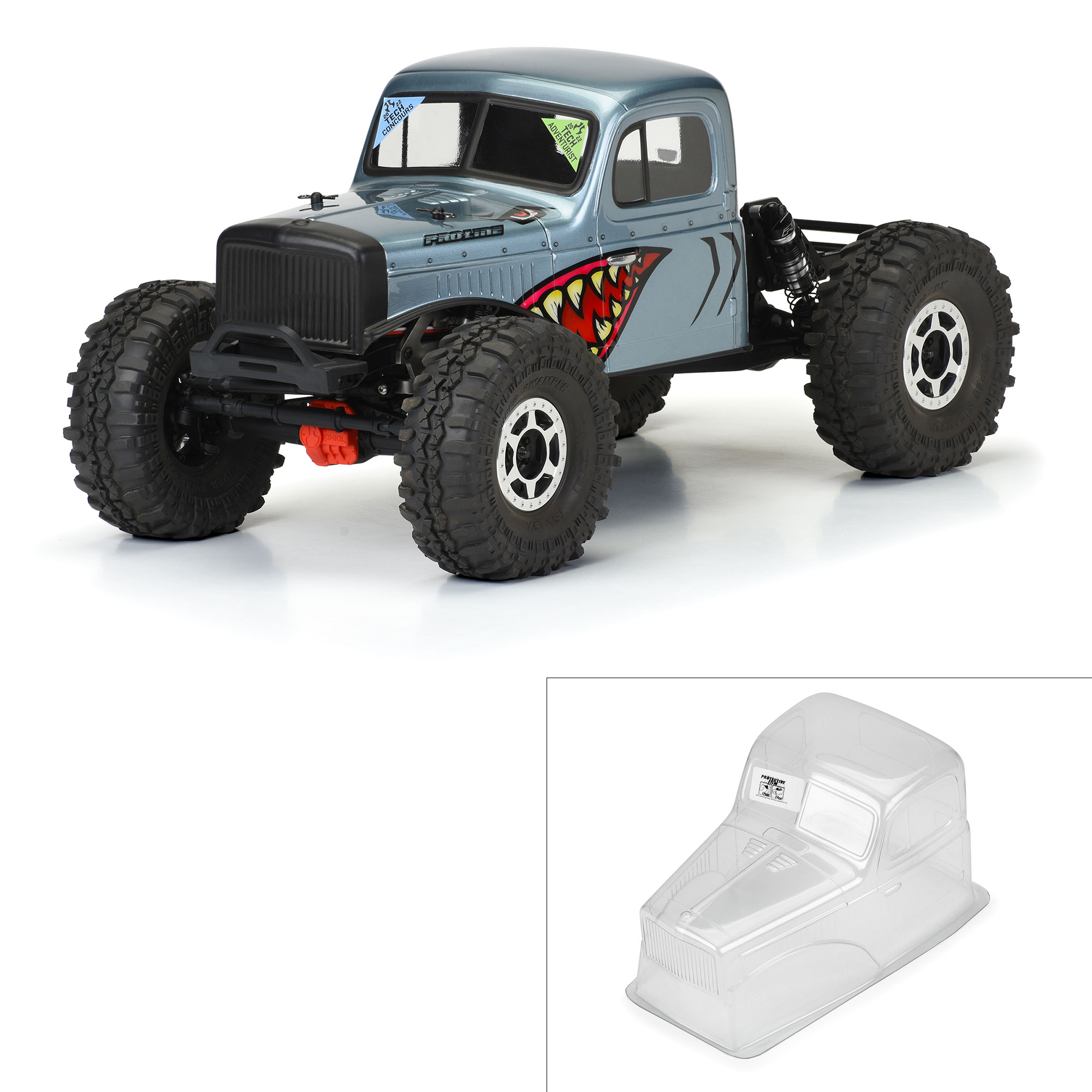 ボディプロ 1/10 Cliffhanger HP Cab-Only Clear Body 12.3