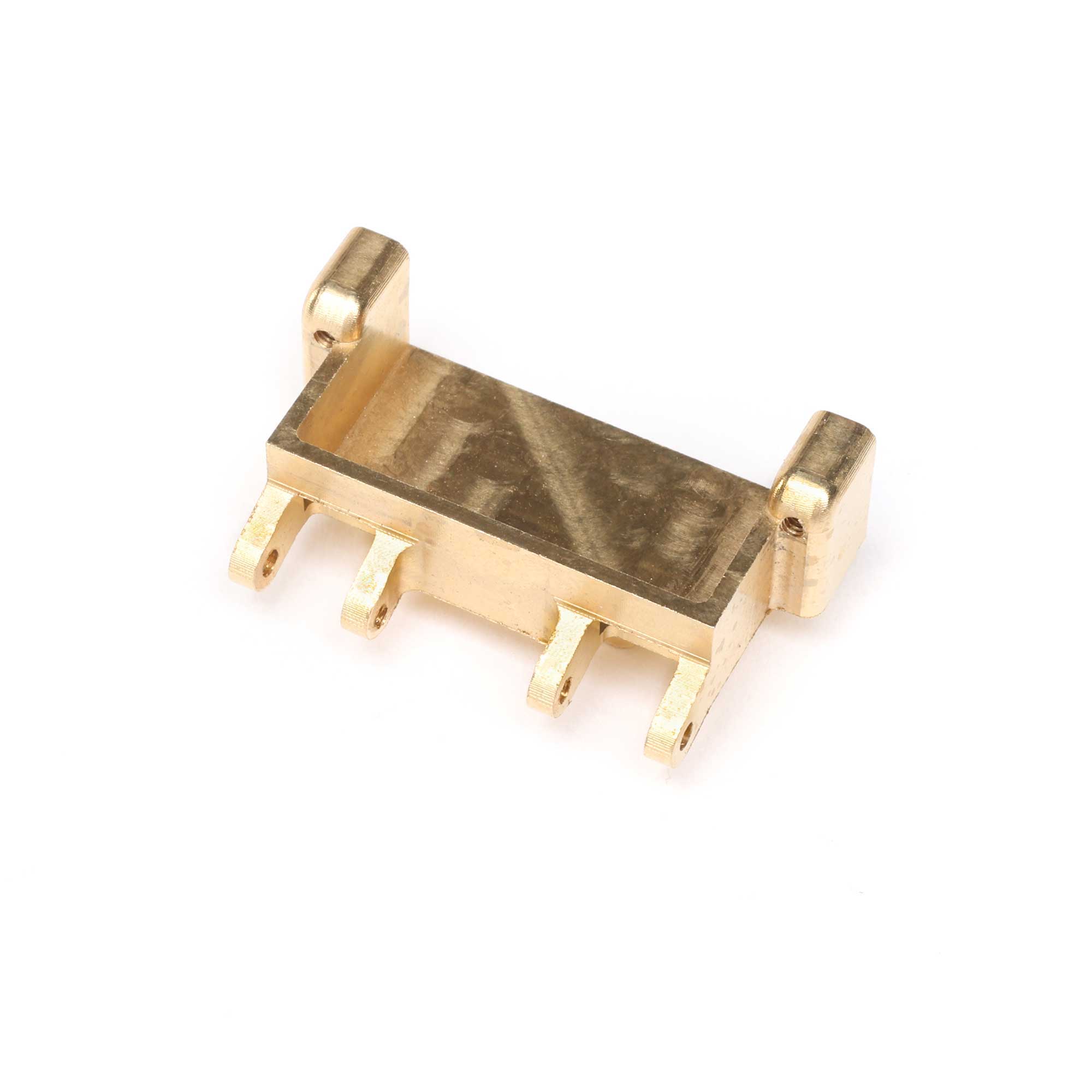Official product image of the Axial SCX24 brass servo mount