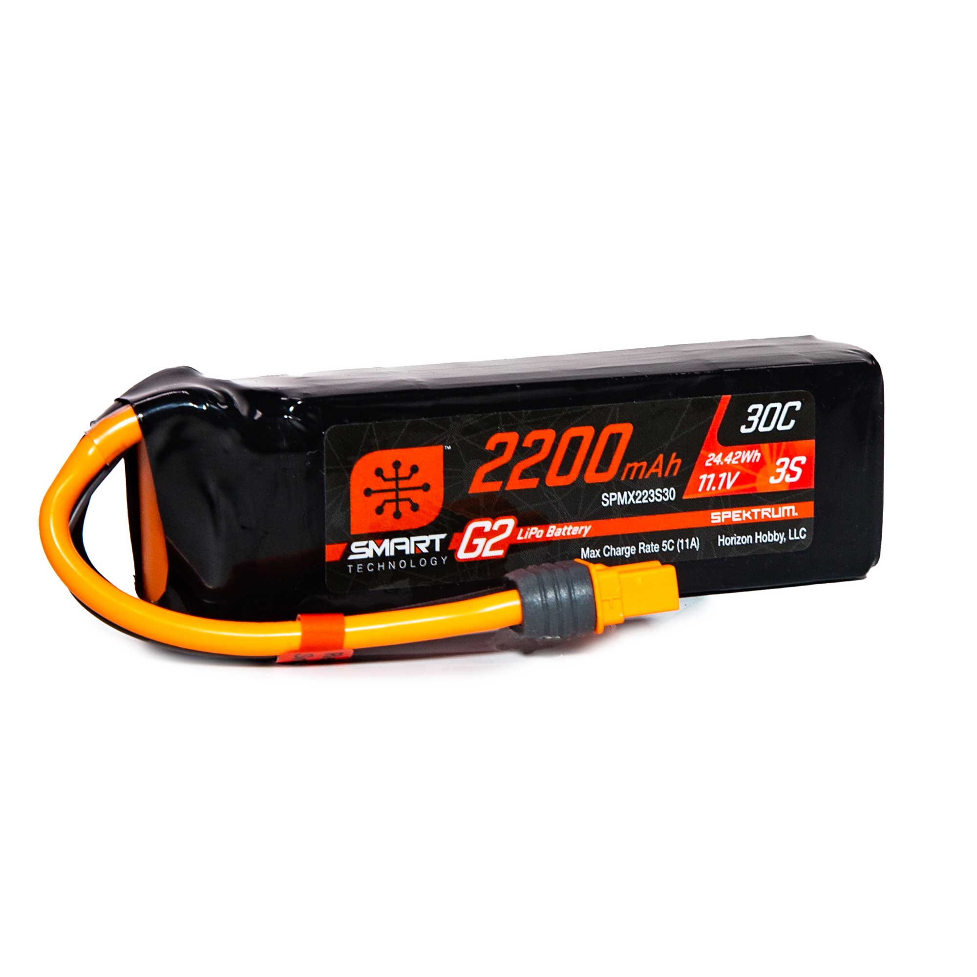 11.1V 2200mAh 3S 30C Smart G2 LiPo Battery: IC3 | Axial Adventure
