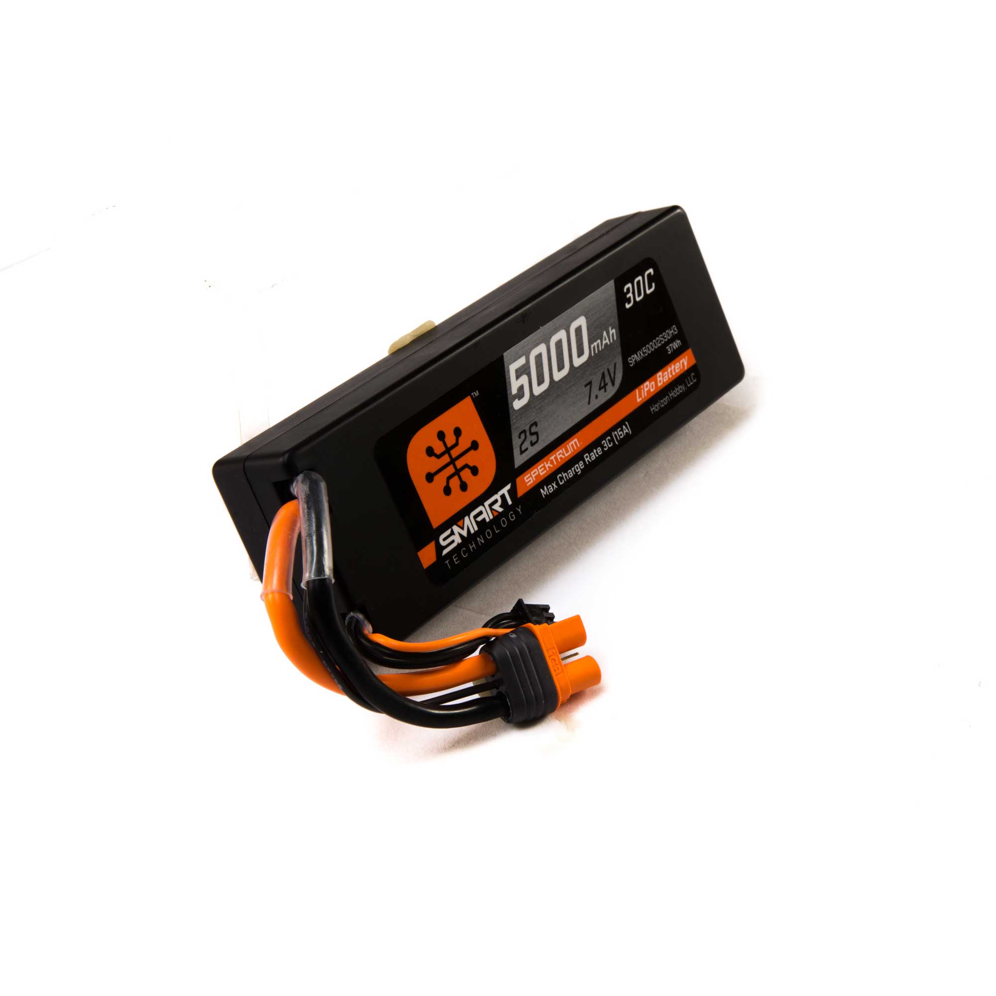 7.4V 5000mAh 2S 30C Smart LiPo Hardcase Battery: IC3 | Axial