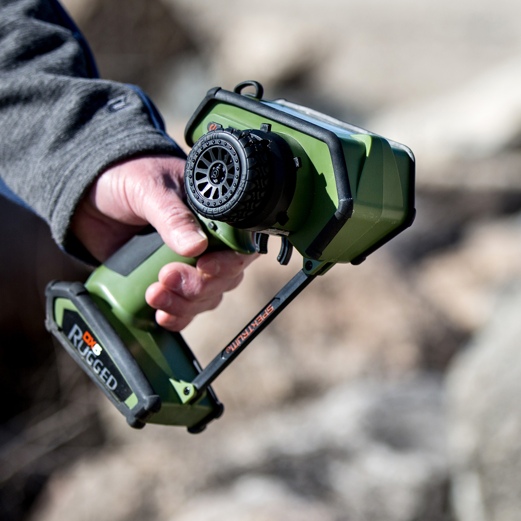 DX5 Rugged 5-Channel DSMR Transmitter Only, Green